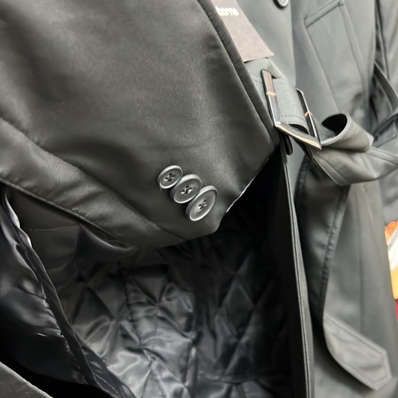 NWT,Claiborne men’s rain coat black zip out lining - Picture 11 of 17